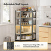 1.8m Garage Shelving Unit -  Corner 5-Tier Heavy Duty Racking for Garage