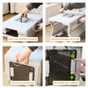 Collapsible Cat Puppy Carrier Small Animal Travel Transport Handhold Crate Box