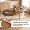 Farmhouse Writing Table 150 CM Folding Dining Table for 6-8 People