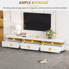 TV UNIT STAND TV CABINET WITH 3 DRAWERS TV ENTERTAINMENT LIVING ROOM FURNTIURE