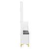 Hallway Furniture Set Wardrobe with Coat Rack Shoe Cabinet Bench & Cushion White