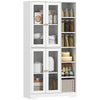 172 cm Tall Kitchen Cupboard, Pantry Storage Cabinet, White