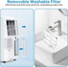 10000BTU Portable Air Conditioner 4-in-1 AC Unit Fan Dehumidifier Timer
