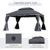 3 x 4m Aluminium Gazebo Marquee Canopy Pavilion Patio Party Tent