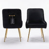 Set of 2 Marco Dining Chairs Brushed Velvet