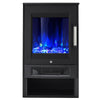 All-In-One Electric Fireplace Set, Mantelpiece & Flame Heater Decoration Smart