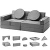 Uimoso Kids Play Couch 15 pcs Modular Kids Play Couch High-density 25D Sponge
