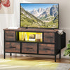 VASAGLE TV Stand Cabinet Storage Table TV Console Unit with Shelves_Living Room