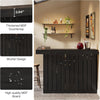 Black L-Shaped Home Unit, 4-Tier Corner Table For Home USE!