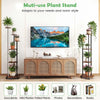 Rolling Round Display Rack with 16-Color LED Lights