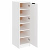 Modern Wooden Narrow 1 Door Hallway Shoe Storage Cabinet Unit Organiser Wood