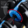 Adjustable Dumbbell 40kg Set Pair Hand Weight Dumbbell Home Gym Fitness Exercise