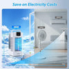 2000Ml Portable Air Conditioner Cooling Fan, 4-in-1 Mobile Evaporative Air Coole