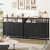 Buffet Sideboard Kitchen Storage Cabinet 3 Drawer 3 Door Living Room White Unit