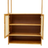 Bamboo Clothes Rack Garment Rail Stand Storage Shoe Cabinet Shelf Walk-in Closet