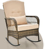 Rattan Garden Furniture Set Outdoor Rocking Chair & Table Set for Patio Balcony