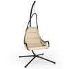 Hanging Chair Hammock Indoor Outdoor Swing Chair w/ Stand & Padded Seat