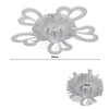 Ceiling Fan Light LED 3-Color Dimmable Chandelier Lamp W/ Bluetooth APP Control
