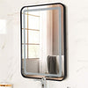 Illuminated Bathroom Mirror with LED Lights Demister Touch Sensor WallMounted Uk