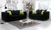 *** BRAND NEW*** Lush Modern Grey Black Fabric Corner Sofa Cheap LEFT RIGHT 3 2