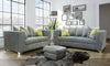 *** BRAND NEW*** Lush Modern Grey Black Fabric Corner Sofa Cheap LEFT RIGHT 3 2