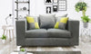 *** BRAND NEW*** Lush Modern Grey Black Fabric Corner Sofa Cheap LEFT RIGHT 3 2