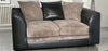 *** BRAND NEW*** Modern Black Grey Fabric Corner Sofa Cheap LEFT & RIGHT 3 AND 2