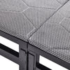 3FT Folding Single Guest Bed Padded Fold Up Metal Framed Sleeper Dormitory Bed