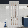 Internal Bi Folding Concertina Accordion Door PVC Sliding Divider Doors Bathroom