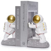 Space Themed Astronaut Home Decor Weighted Bookends Set / Stationary Pen Holders