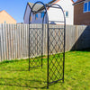 Woodside Blundeston Decorative Metal Garden Trellis Arch Climbing Plant Support