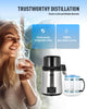 CO-Z 4L Pure Water Distiller Countertop 1750W Purifier Machine w Timer & Temp UK