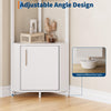 5-Tier Corner Shelf Stand,55"Tall Narrow Bookshelf with Storage Rack,for Bedroom