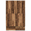 Storage Bed Frame with Drawer Old Wood 150 cm Engineered Wood