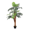 Large Artificial Palm Tree 150cm Light Green 5ft Realistic Faux House Plants