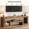 TV Stand for 55/60/65/75-Inch TVs,63-Inch Farmhouse Entertainment Center Console