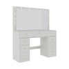 Dressing Table With Drawers Mirror Stool Set Makeup Desk Vanity Table Bedroom