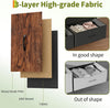 8 Fabric Drawers, Metal Frame Storage Cabinet with Wood Top for Living Room