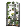 72" Tall Plant Stand Indoor Large Metal Wood Plant Shelf Heavy-Duty Display Rack