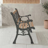 Wooden Garden Bench Rose 3 Seater Solid Pine Outdoor Patio Seat Furniture