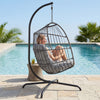 Hanging Rattan Egg Chair Garden Swing Chairs Patio Indoor Outdoor With Brihndauy