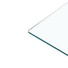 Zanti Clear Glass Dining Table With Grey High Gloss Base