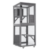 PawHaven Outdoor Catio Small Wooden Cat Enclosure Cat House Outdoor Cat Playpen