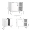 Under Sink Cabinet Bathroom Basin Unit Cupboard Storage Furniture & Shelf Rvigqa