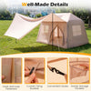 Inflatable Camping Tent for 4-6 People Portable Blow up Tent Pump Doors Outdoor