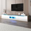 LED TV Stand 180cm Cabinet Entertainment Unit RGB Lights Floating / Freestanding