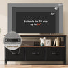 55-inch TV Stand Cabinet Entertainment Center with 3 Drawers TV Unit