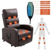 Electric Power Lift Riser Massage Recliner Chair PU Leather Cinema Armchair Sofa