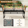 Metal Sectional Sofa Set w/ Cushions & Bungee Rope Seat