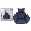 Swing Cushion,Hanging Egg Rattan Hammock Pad,with Pillow